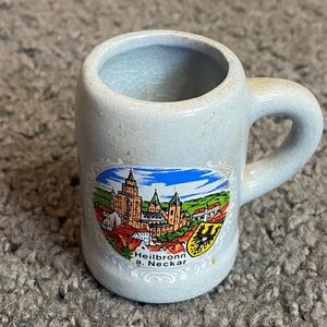 Heilbronn A Neckar Mini Stein 2” Shot Glass Mug Castle